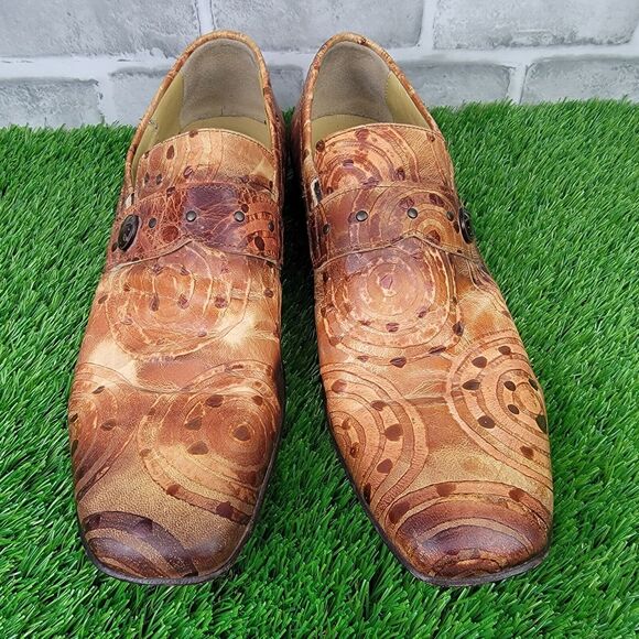 Area Forte Vero Cuoio Leather Shoes Size EU 41 US 8 Made In Italy Pointed Toe main image 12